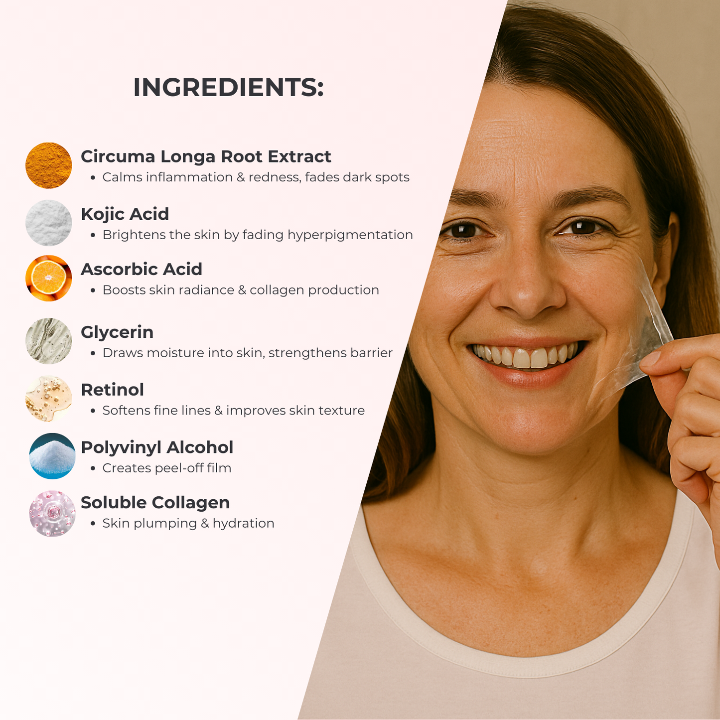 Lux Cove Kojic Acid Overnight Collagen Mask