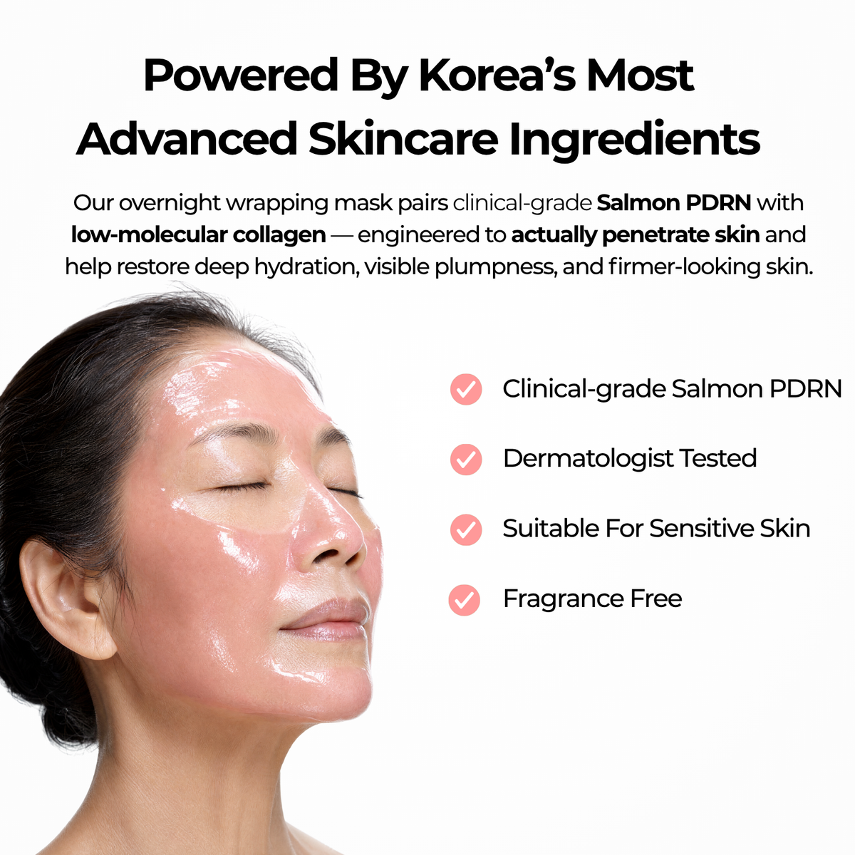 Lux Cove Salmon PDRN Collagen Night Wrapping Mask