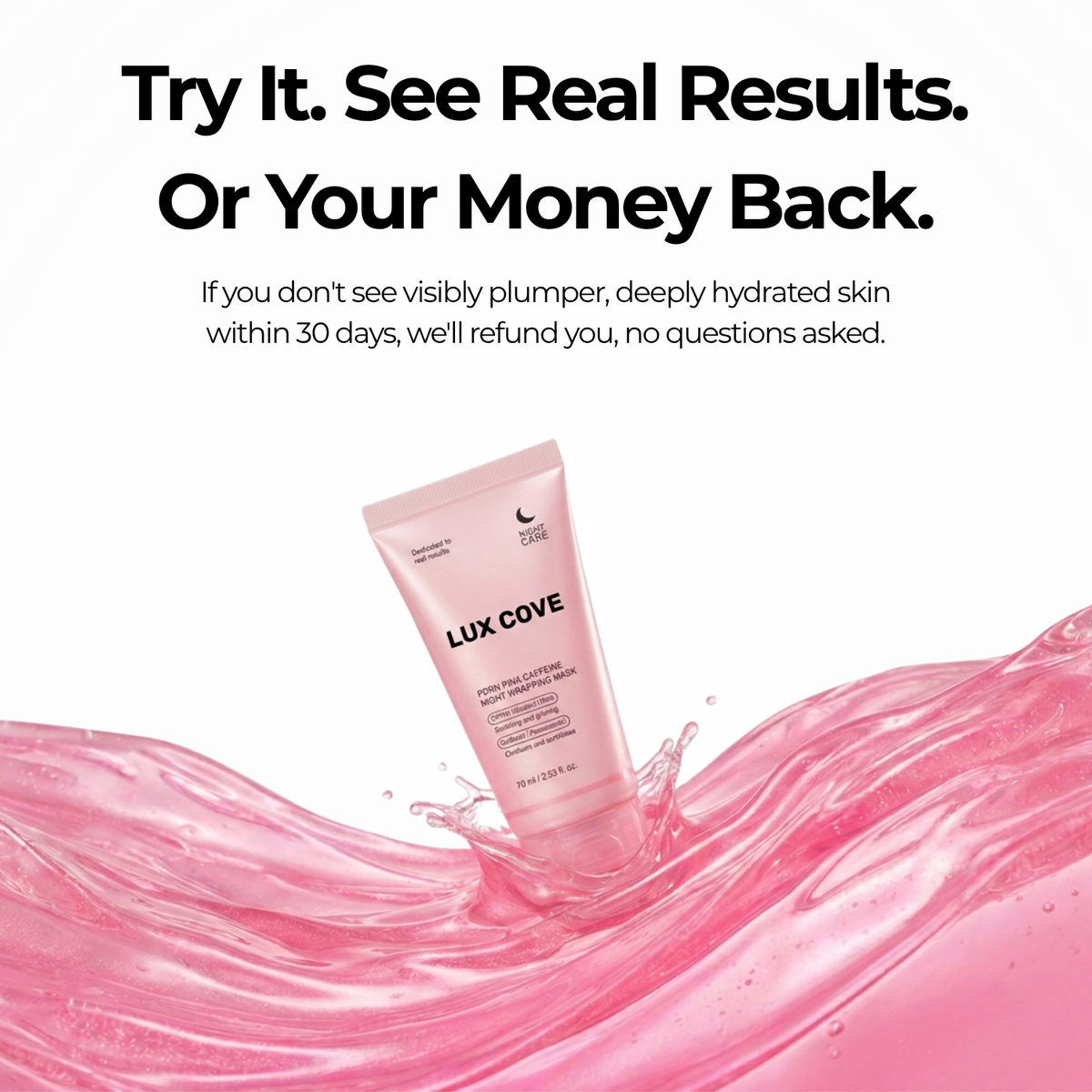 Lux Cove Salmon PDRN Collagen Night Wrapping Mask