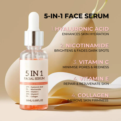 Lux Cove 5-in-1 Hyaluronic Acid Face Serum
