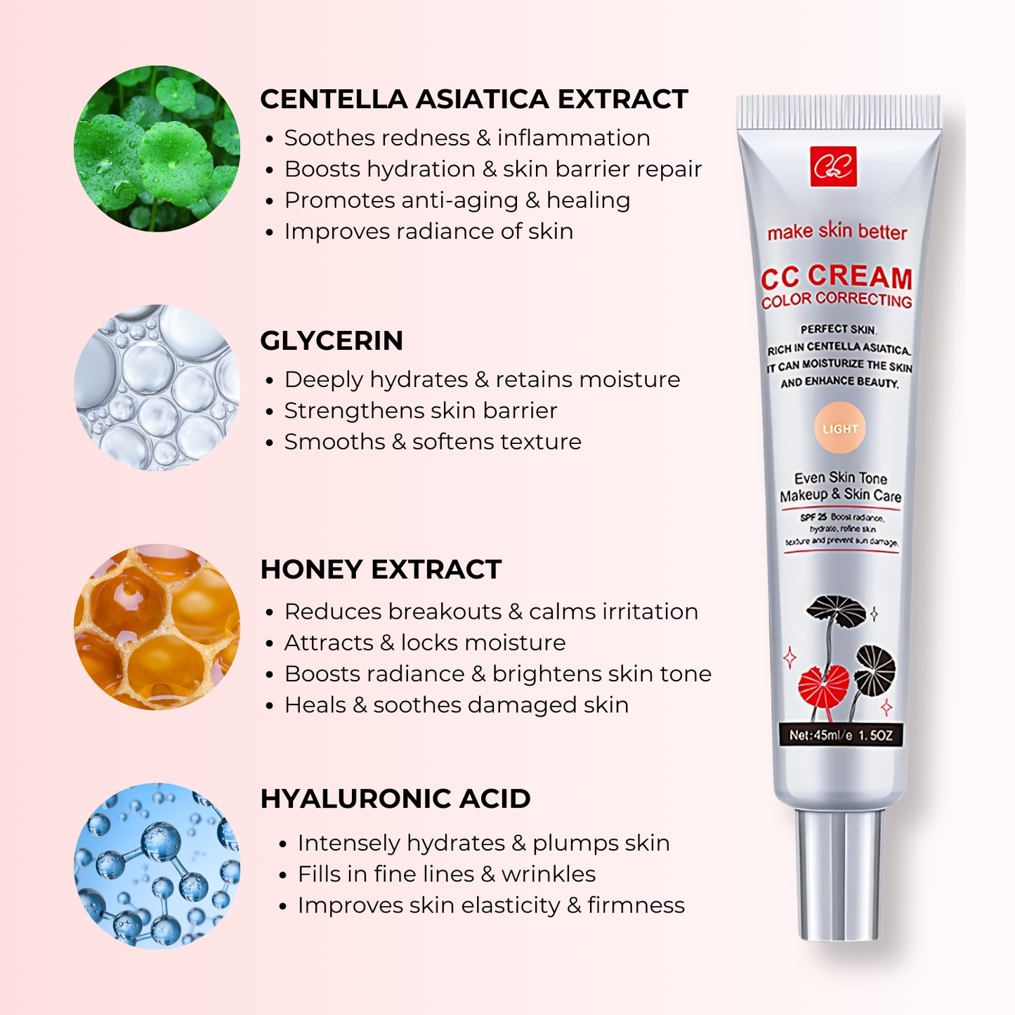 Lux Cove Colour-Perfecting CC Cream With SPF 25
