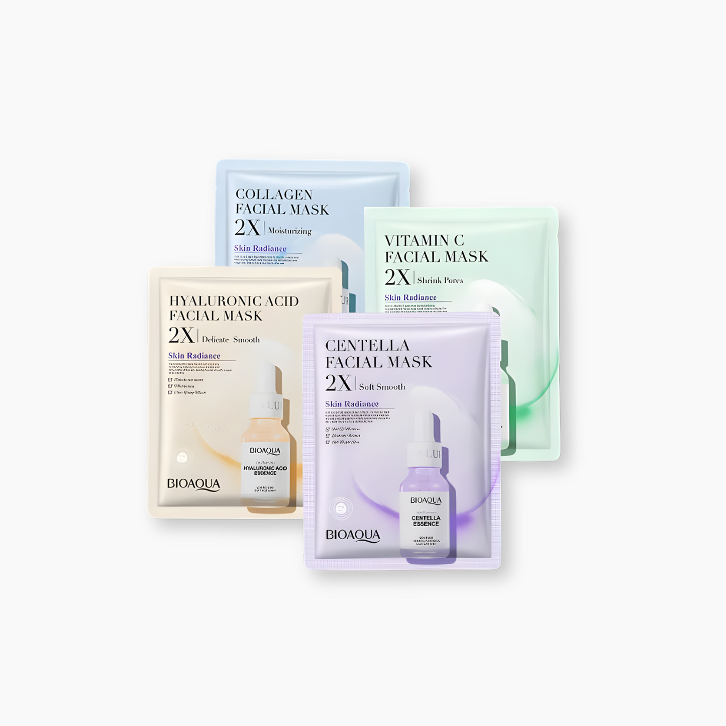 Lux Cove Anti-Aging Sheet Mask Set (4 PCS)